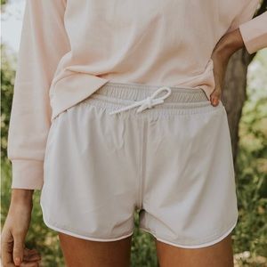 NWT Roolee MPG Gray & White Delegate Reversible Shorts